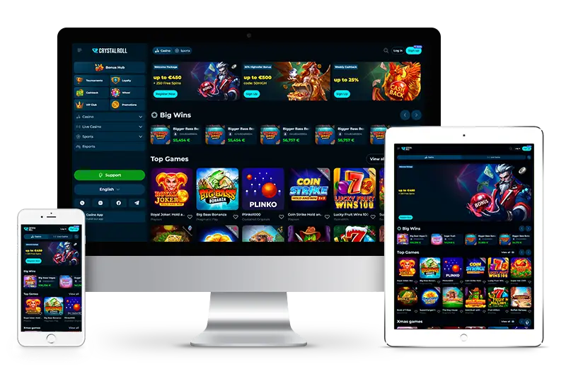 Crystal Roll Casino App-schermafbeelding